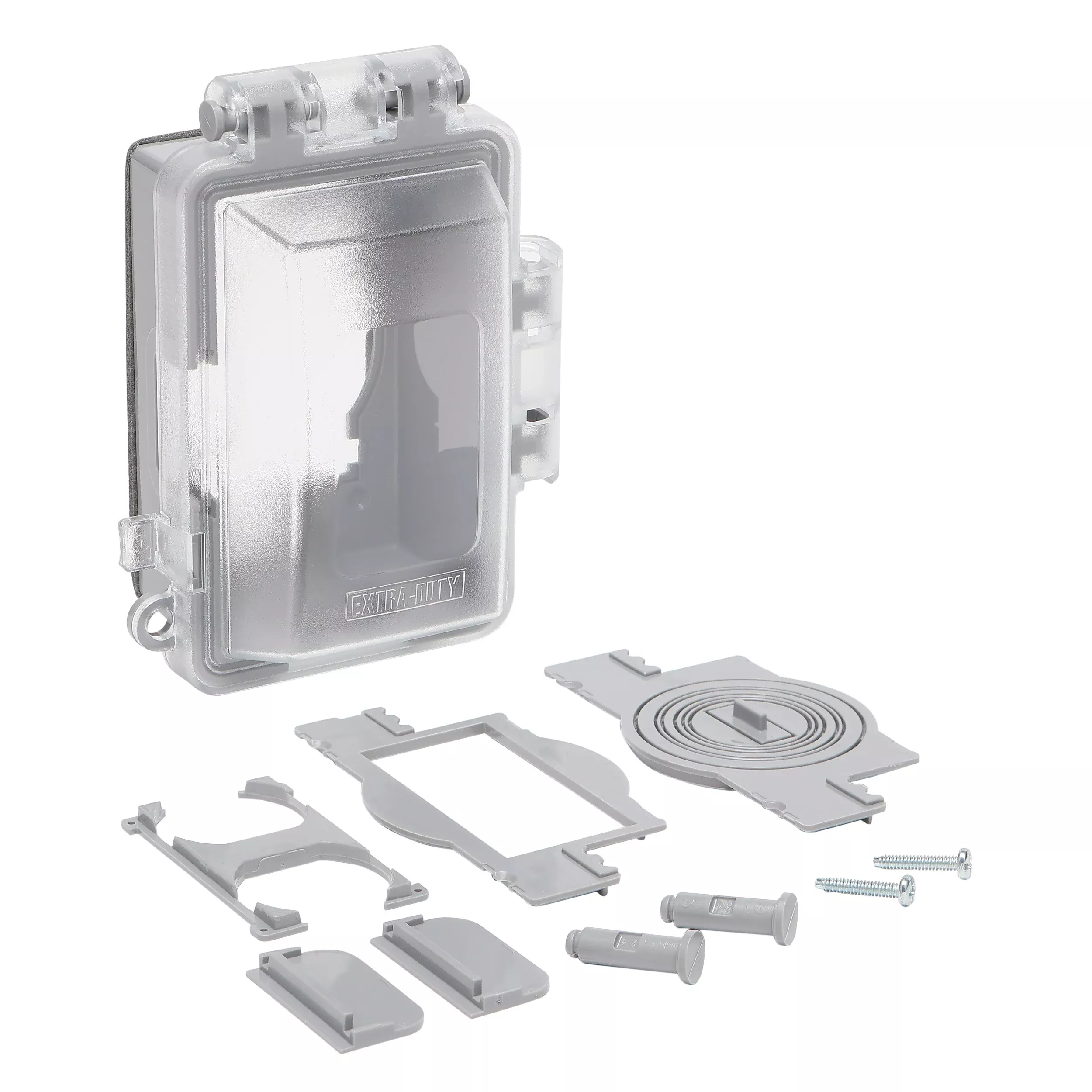 1-Gang Extra-Duty Non-Metallic Weatherproof 16-In-1 Configurations In-Use Cover