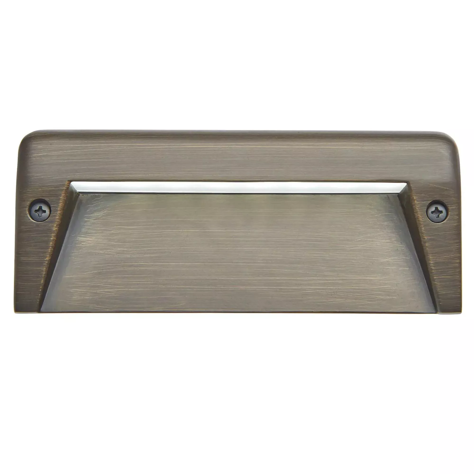 12V 6" LED Surface Mount Step Light 2700K Centennial Brass