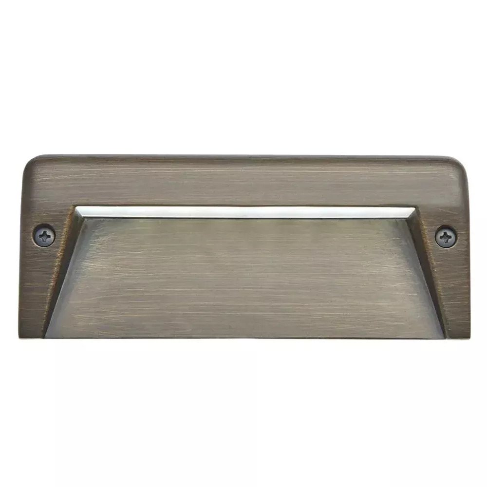 12V 6" LED Surface Mount Step Light 3000K Centennial Brass