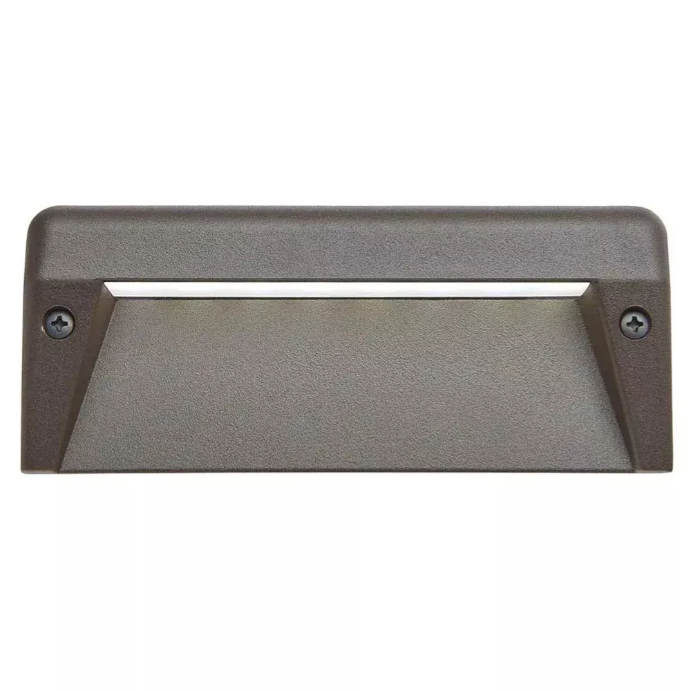 12V 6" LED Surface Mount Step Light 3000K Textured Architectural Bronze