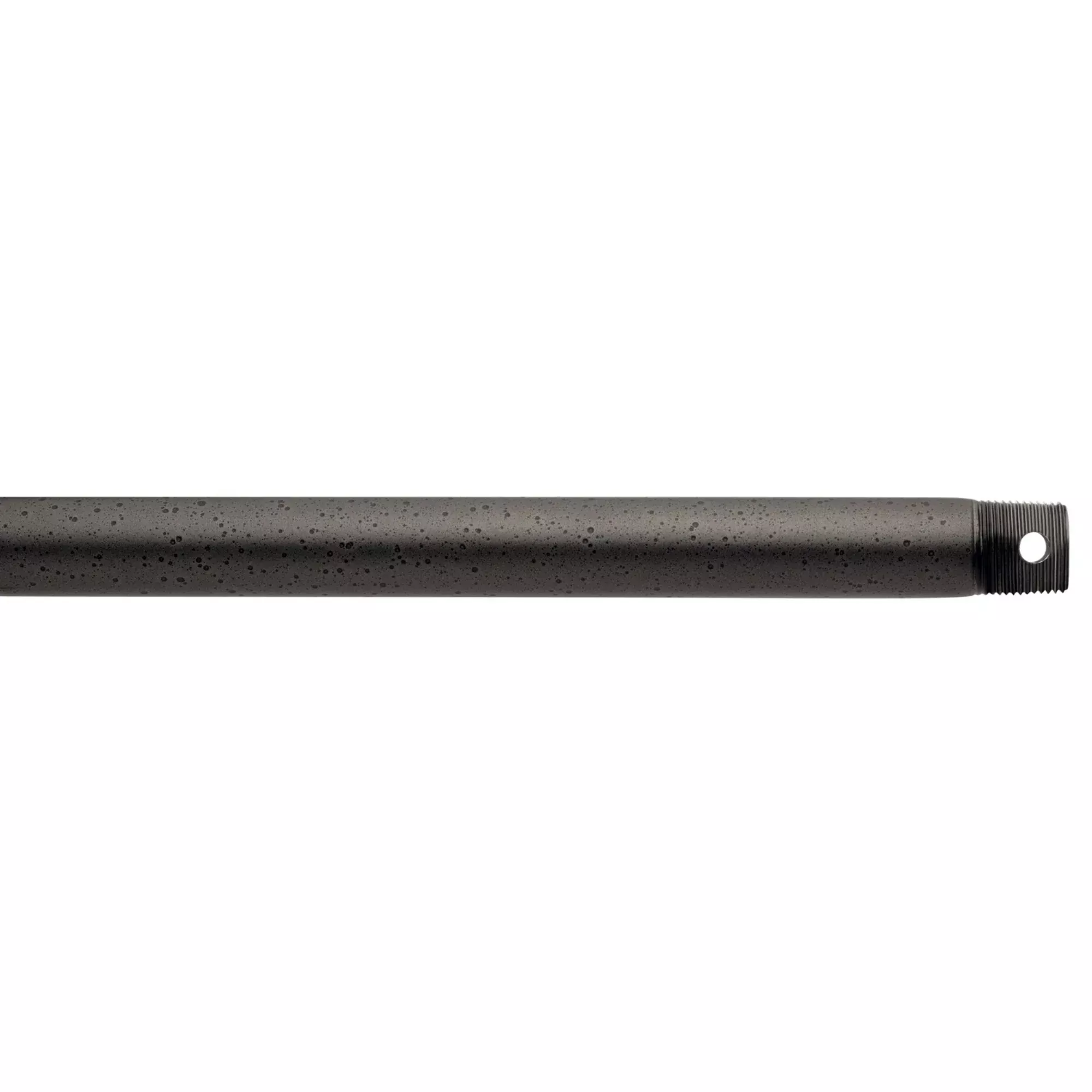 36000 24" Downrod, Anvil Iron Finish