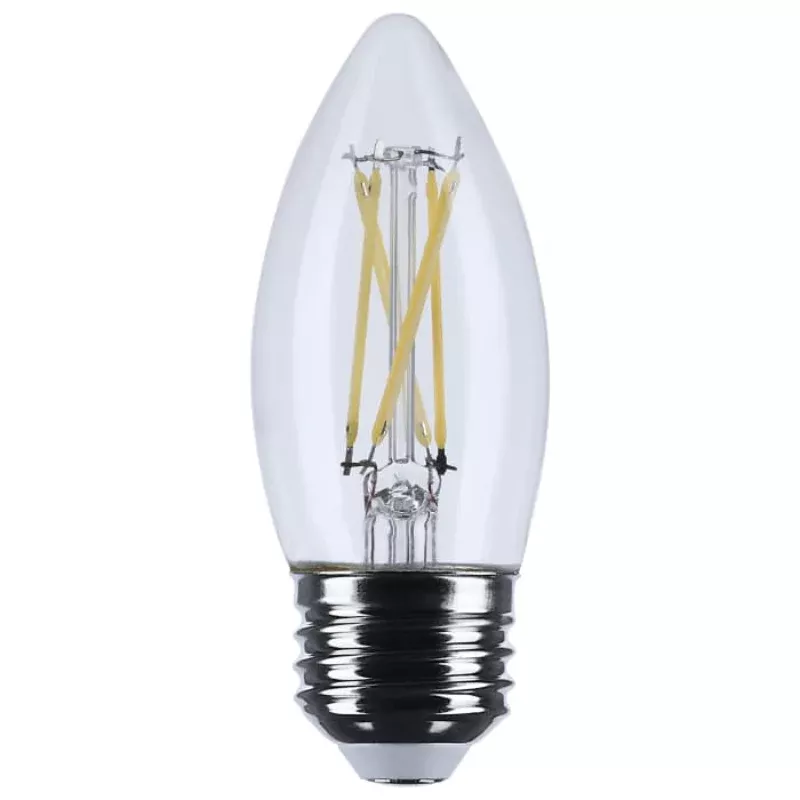 5.5 Watt B11 Clear 120V E26 Base LED Filament Light Bulb
