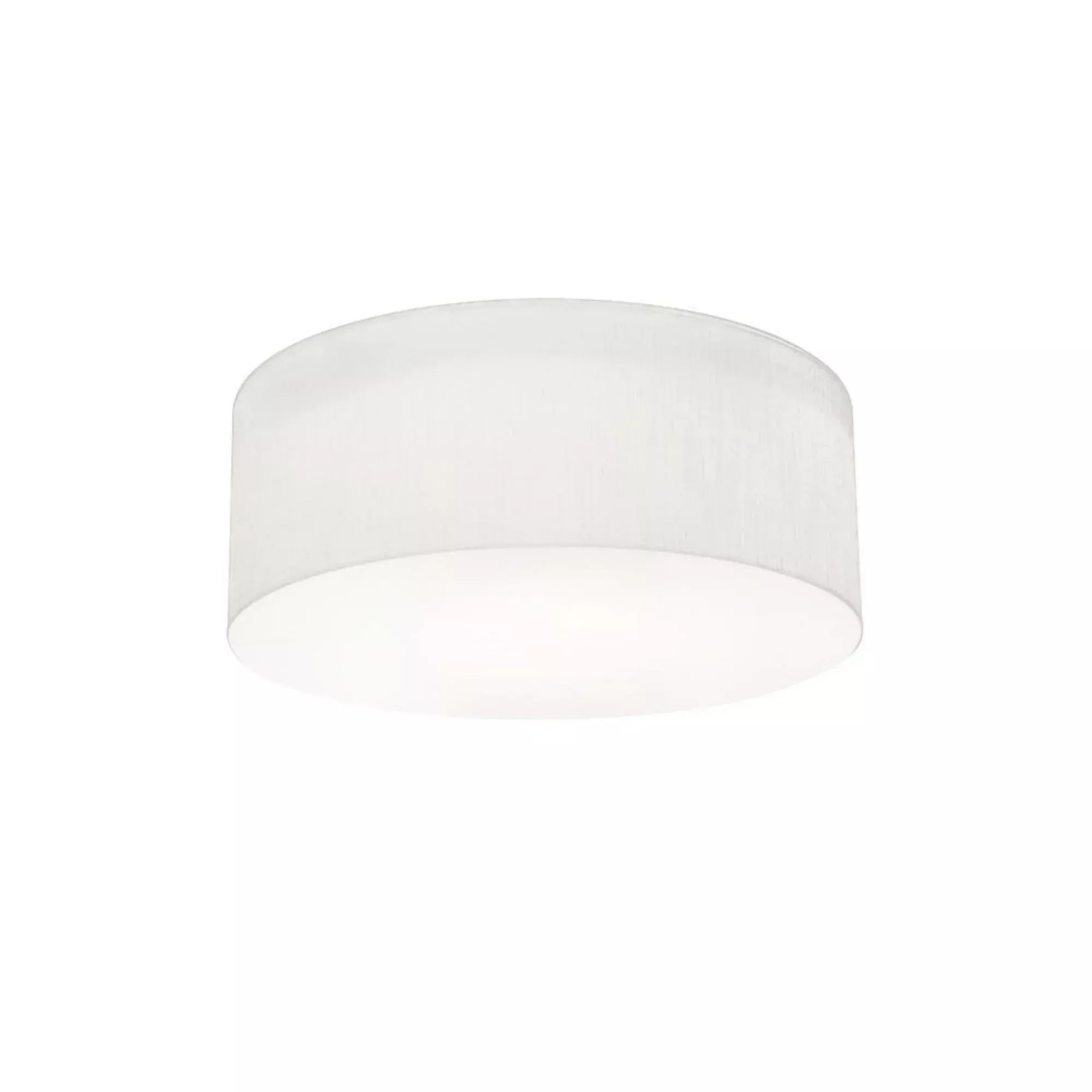 AFX Anton 12" LED Flush Mount, Linen White Finish