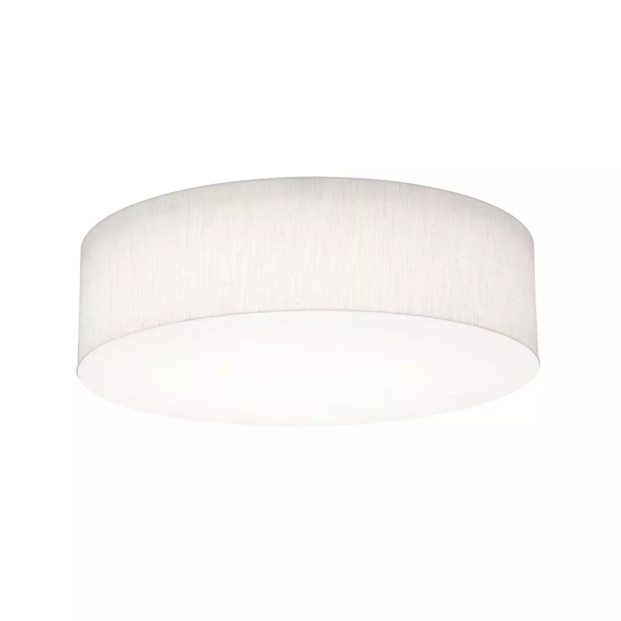AFX Anton 19" LED Flush Mount, Linen White Finish, Battery Backup & Motion Sensor