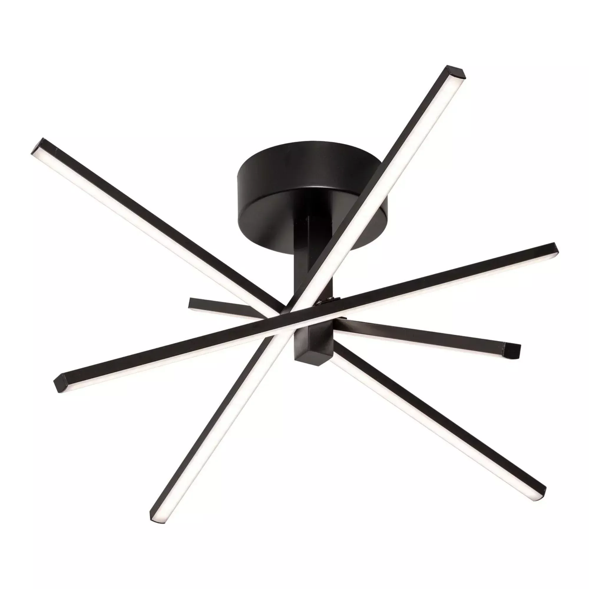 AFX Jaxx 20" LED Semi-Flush Mount, Black Finish