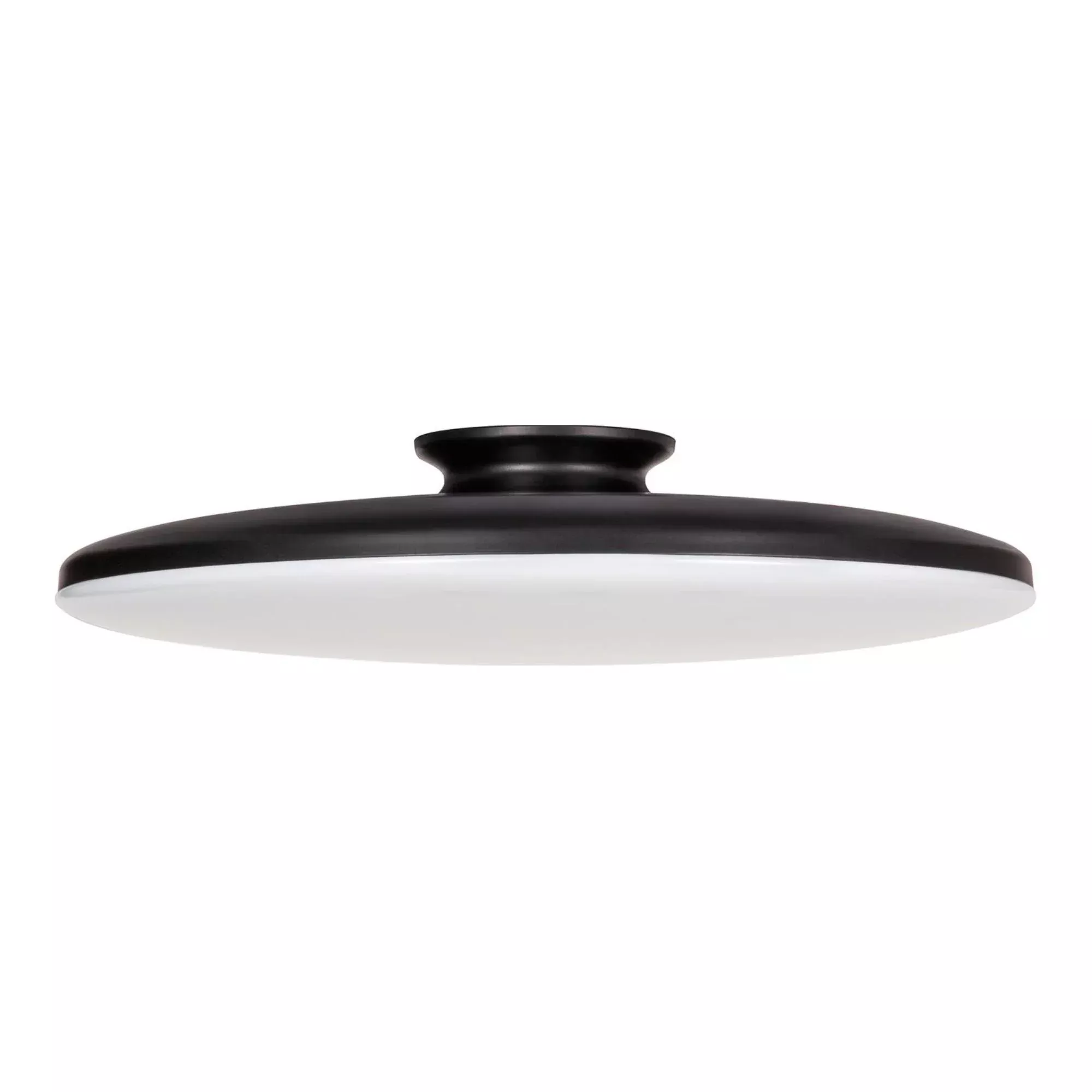AFX Skye 19" LED Semi-Flush Mount, Black Finish