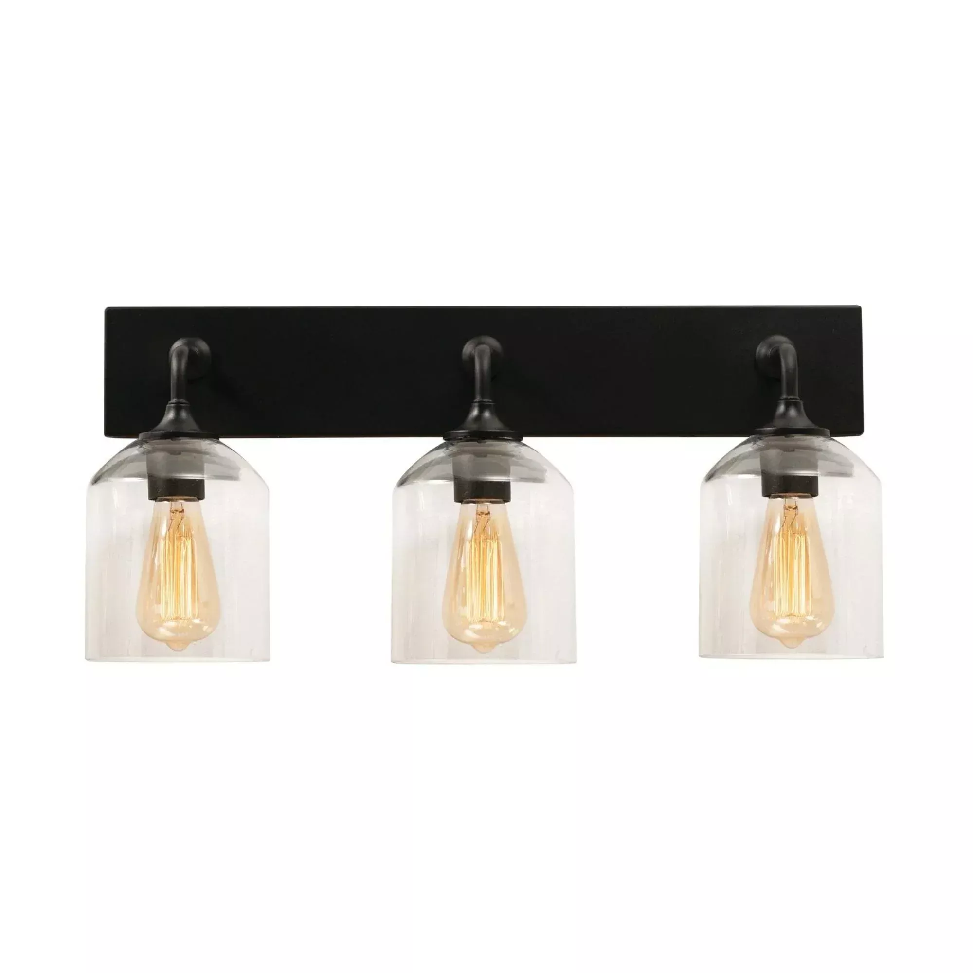 AFX William 24" 3-Light Vanity, Black Finish