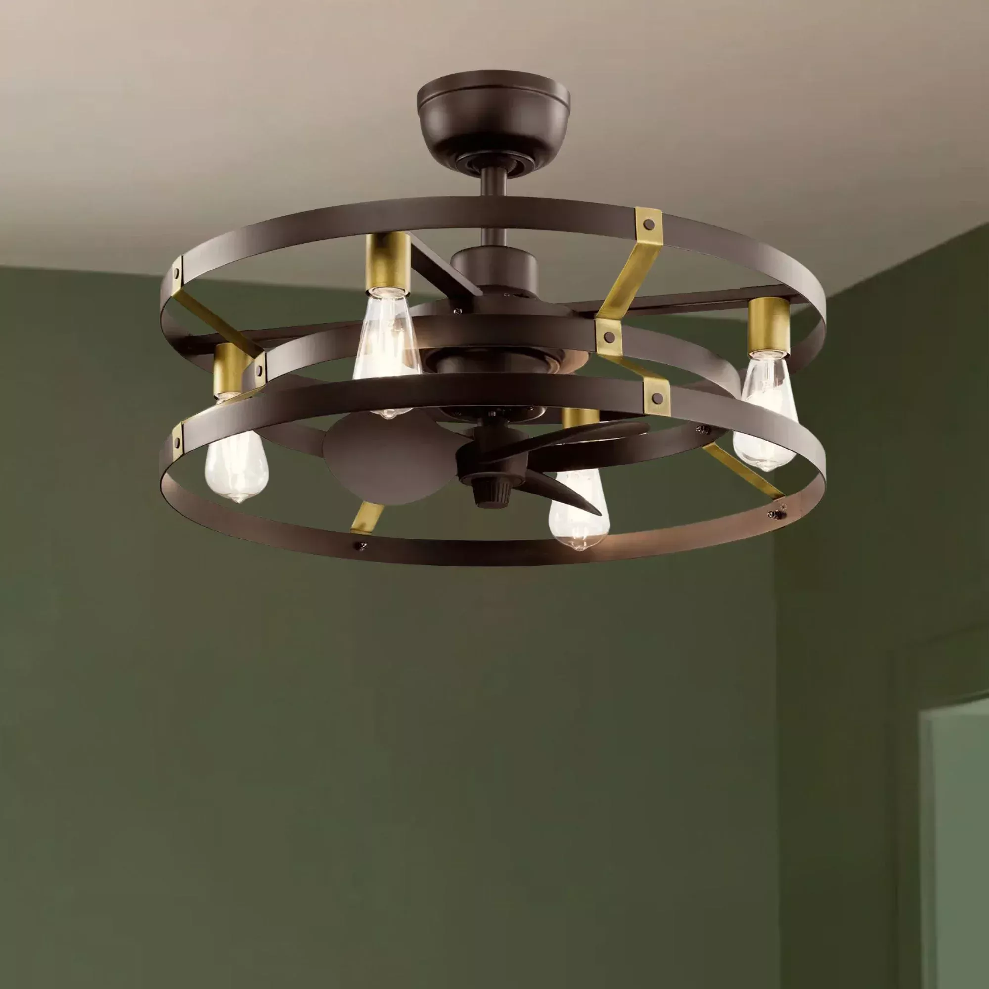 Cavelli 25" LED Fandelier Ceiling Fan