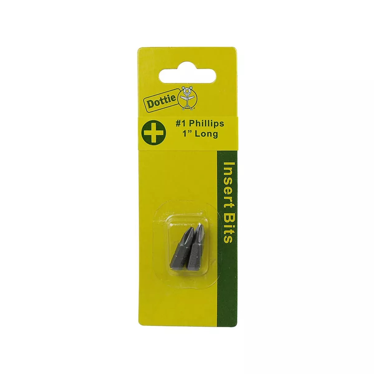 Dottie #1 x 1 in Phillips Insert Bit (Carded) IB1PC