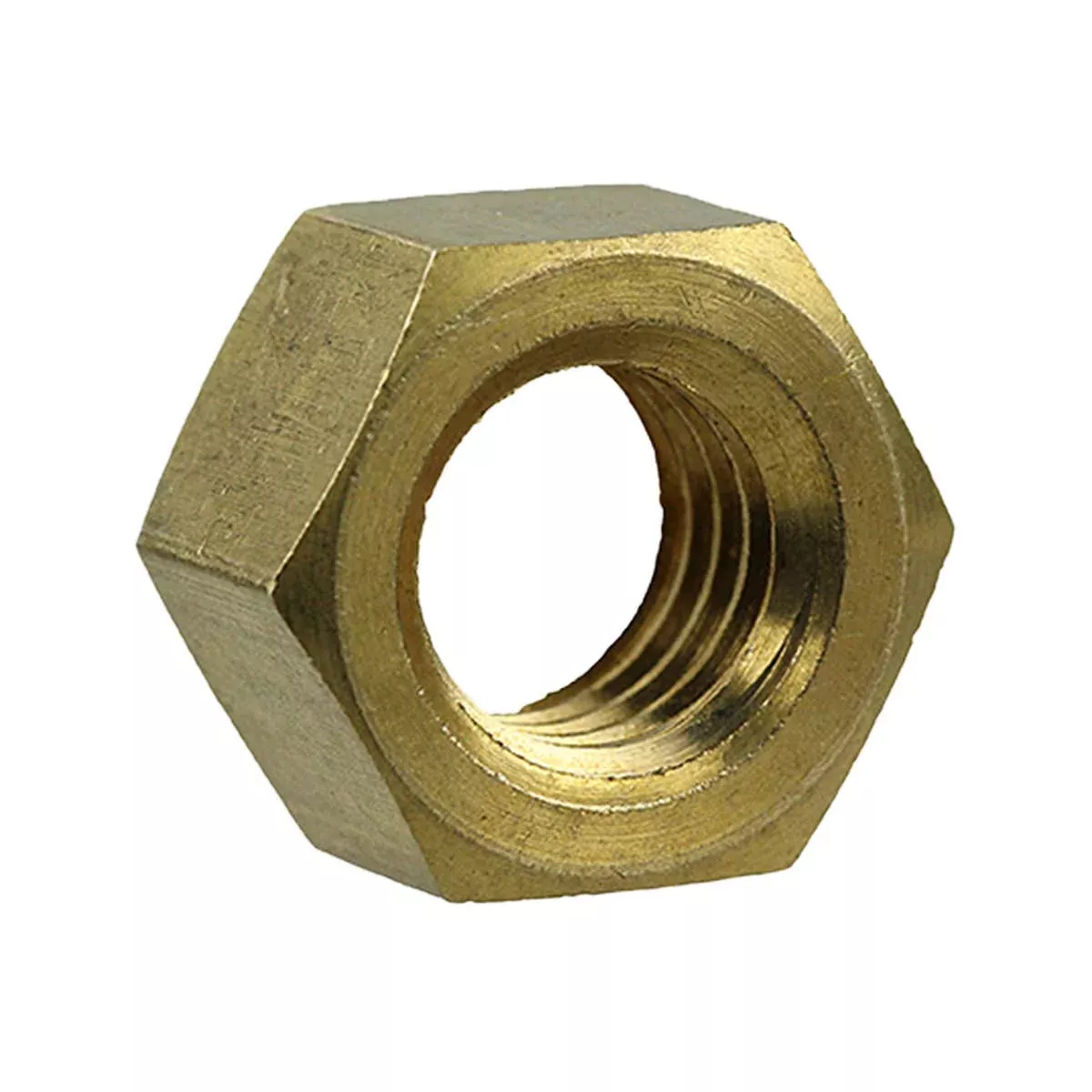 Dottie 3/8-16 Brass Hex Nut HNBR38 (50-Pack)