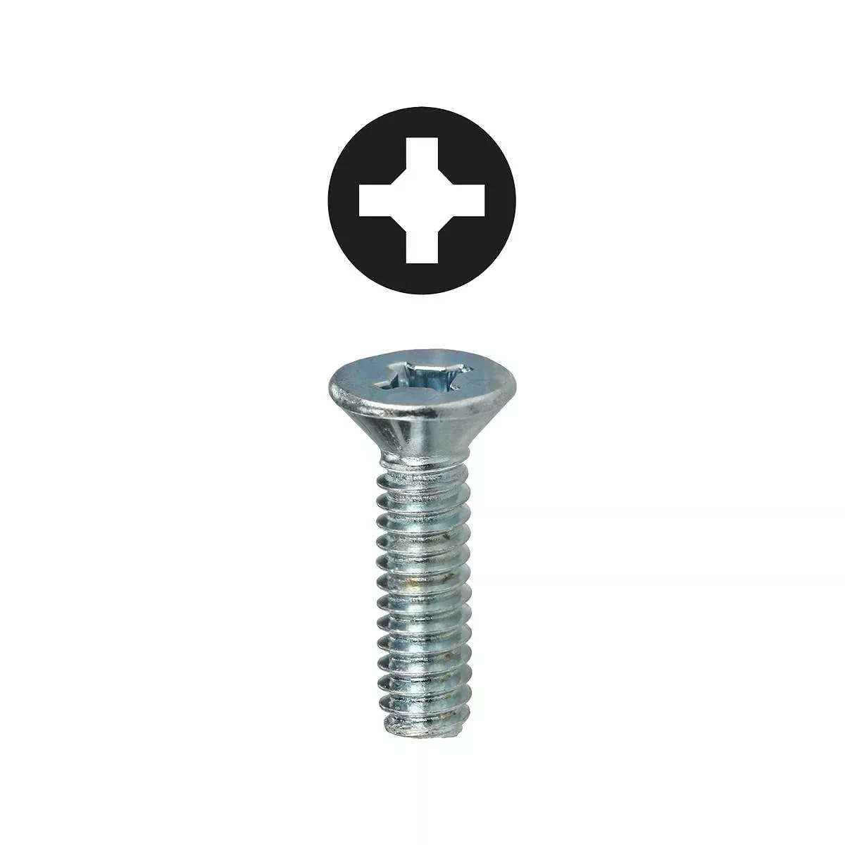 Dottie #8-32 X 2 Inch Phillips/Square Flat Head Machine Screw FMDD8322 (100-Pack)