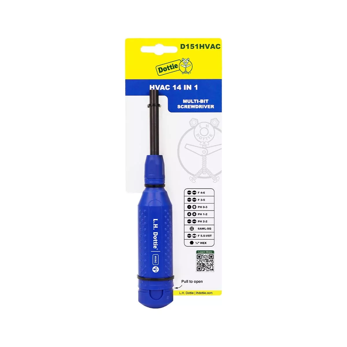 Dottie Hvac 14 In 1 Hvac Multi-Bit Screwdriver D151HVAC