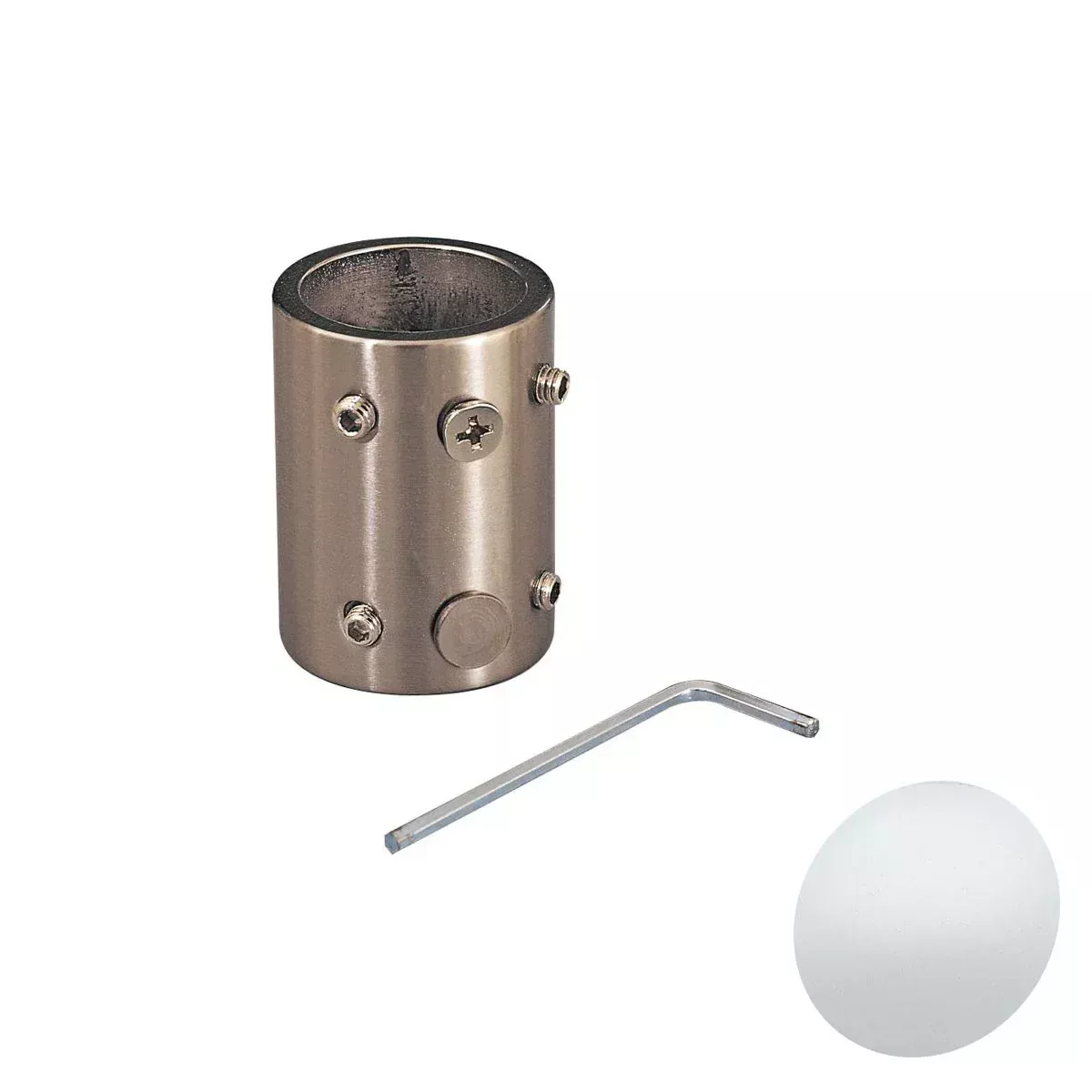 DR500 Downrod Coupler White Finish