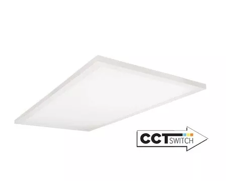 ELCO Lighting 2000 lm 5CCT Surface White Finish LED Surface Panel Light ELSP1224CT5W