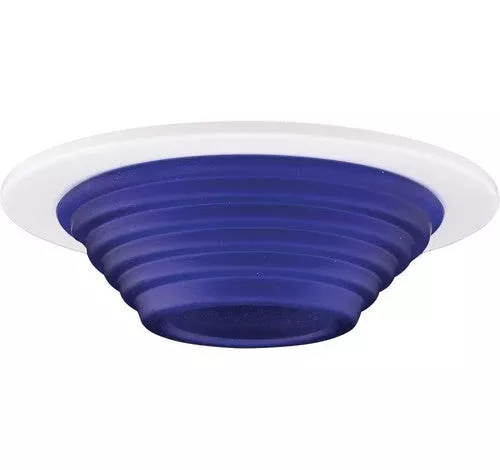 ELCO Lighting EL1453BL 4" Blue Glas Low Voltage Trim