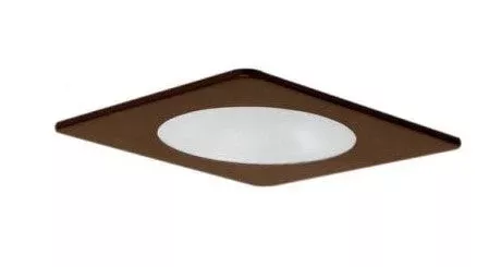 ELCO Lighting EL2912W 4" Square Line Voltage with Frstd Lens