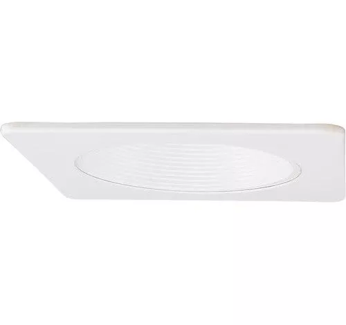 ELCO Lighting EL4593W 4" Square Baffle Trm with 3 Optic Lens