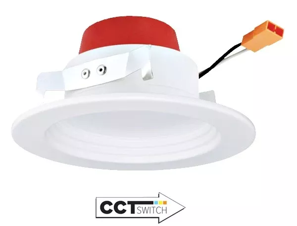 ELCO Lighting EL460CT5W 4" LED Baffle Insert with Adaptor 5Cct