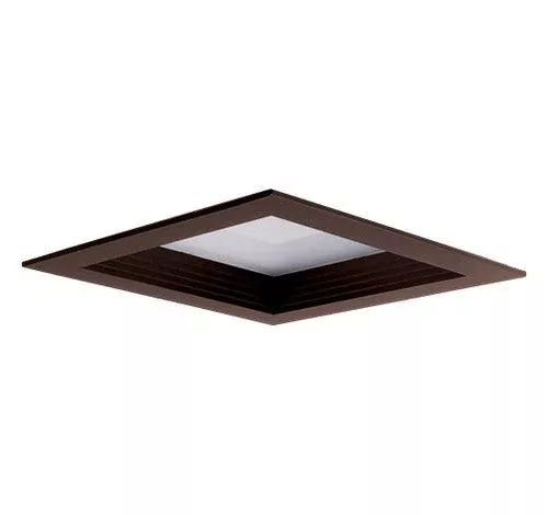 ELCO Lighting EL5324BZ Square Baffle Trim Only For E5Sqlfu11