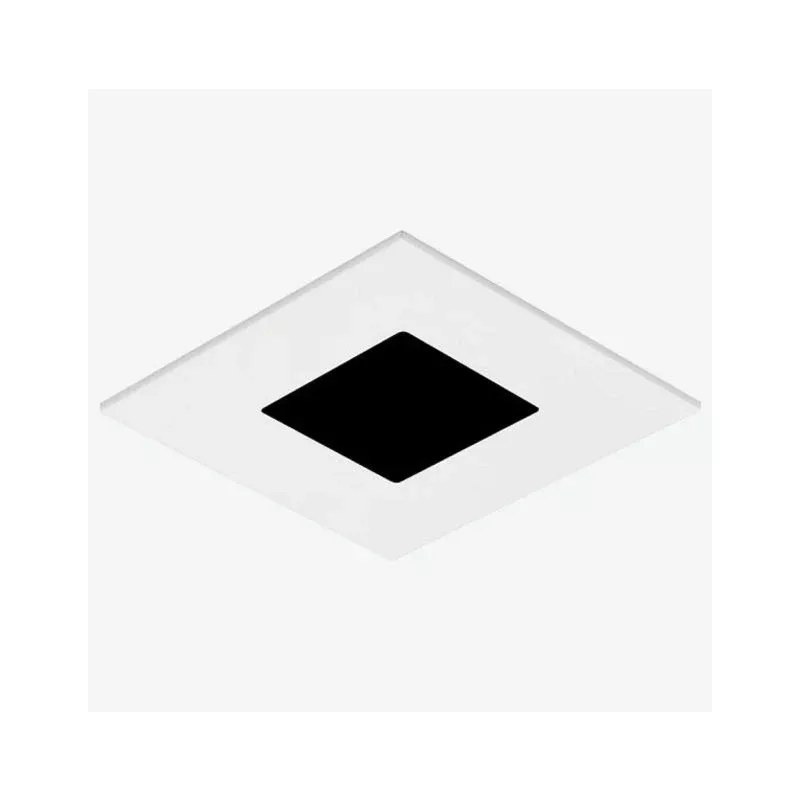Element E2SFF 2" LED Square Flat LED Trim, Flanged