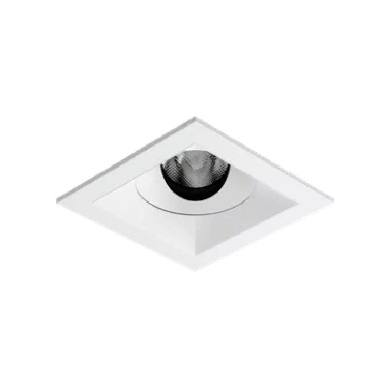 Entra ENCL2SR CL 2" 8W LED Square Flanged Adjustable Remodel Downlight