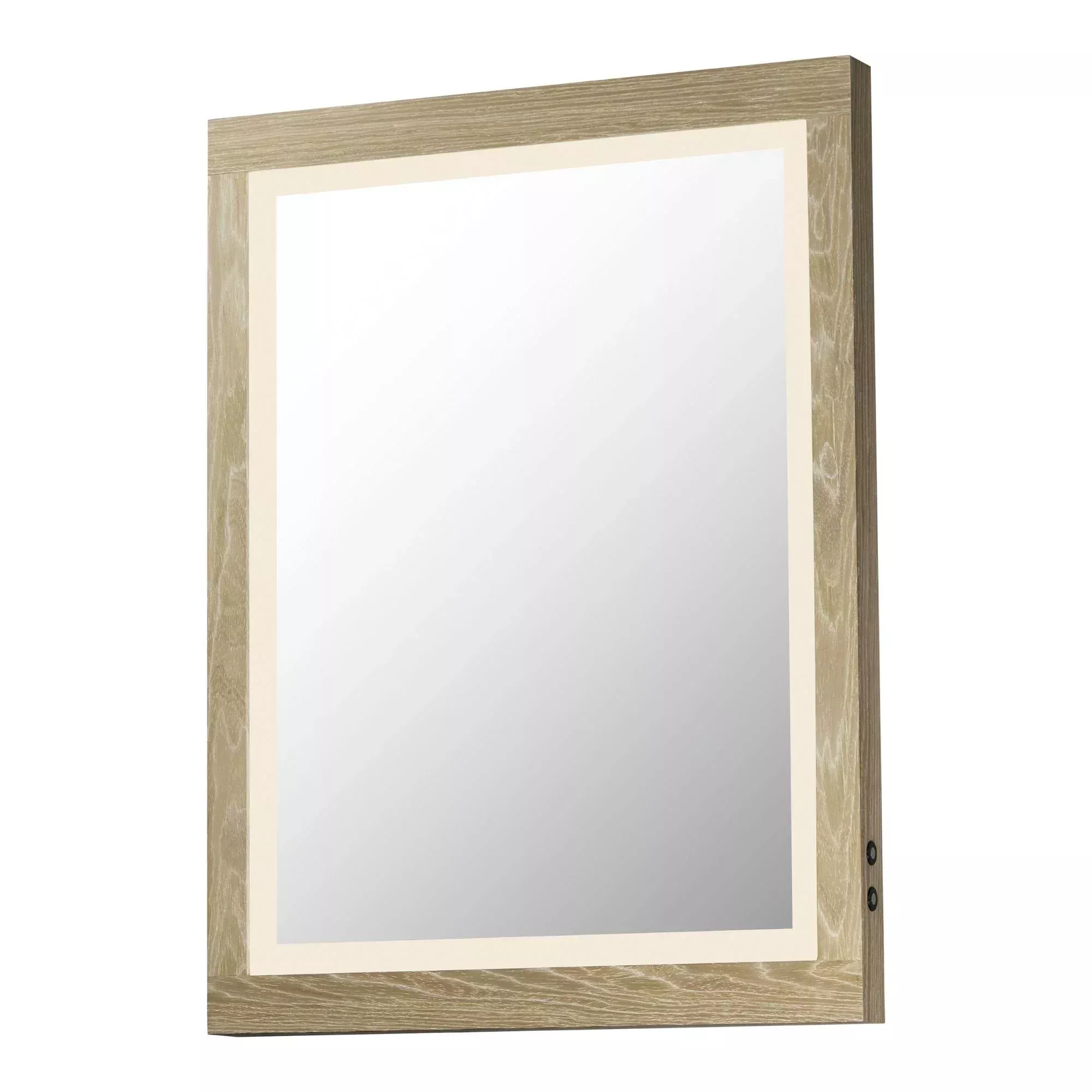 ET2 Sawyer 24" x 32" LED Mirror, Oak