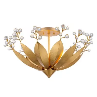 Five Light Semi Flushmount
