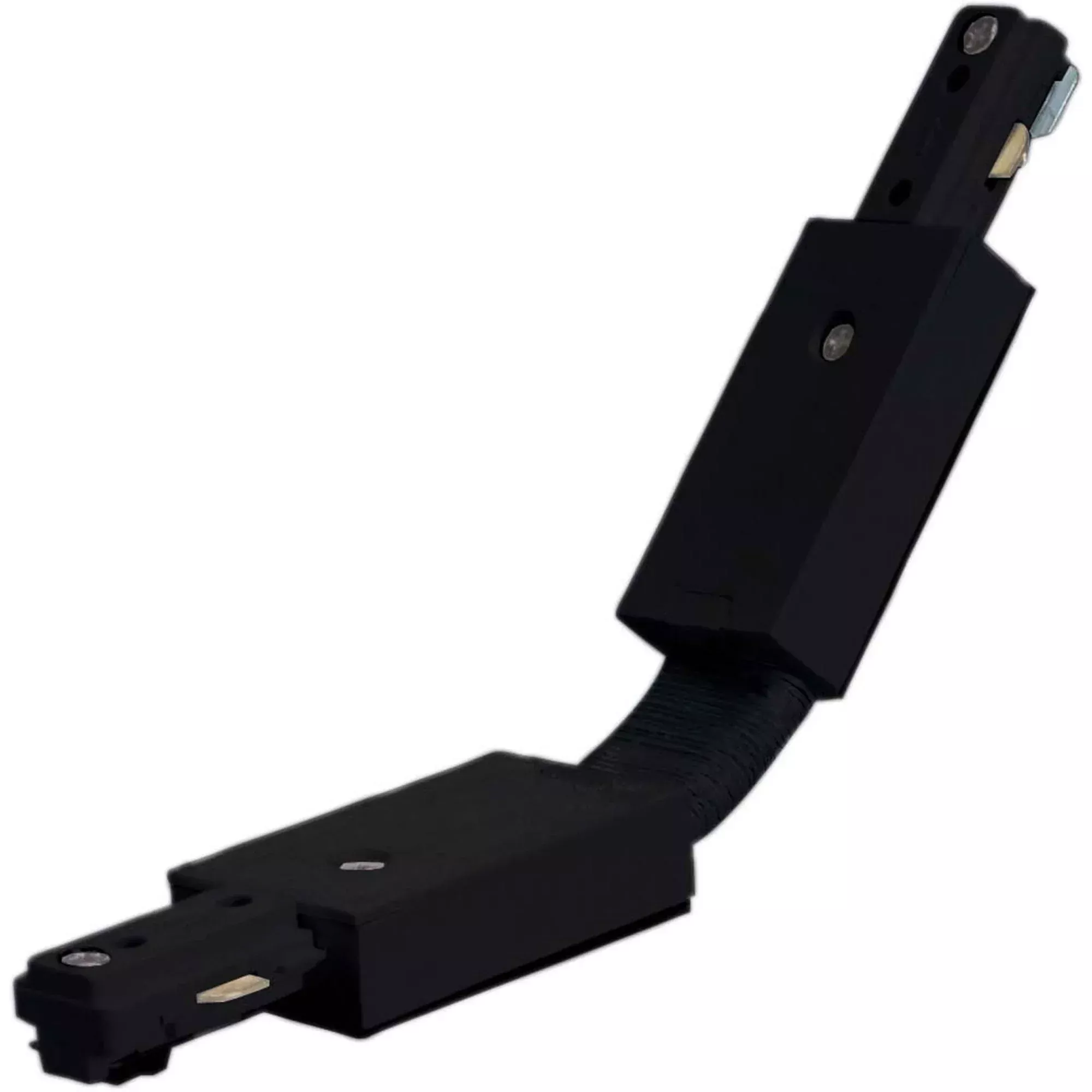 Flexible Connector for Track Lighting Black Finish