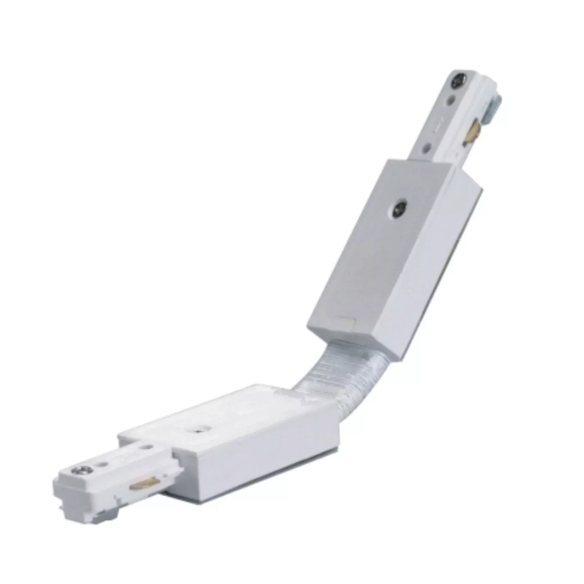 Flexible Connector for Track Lighting White Finish