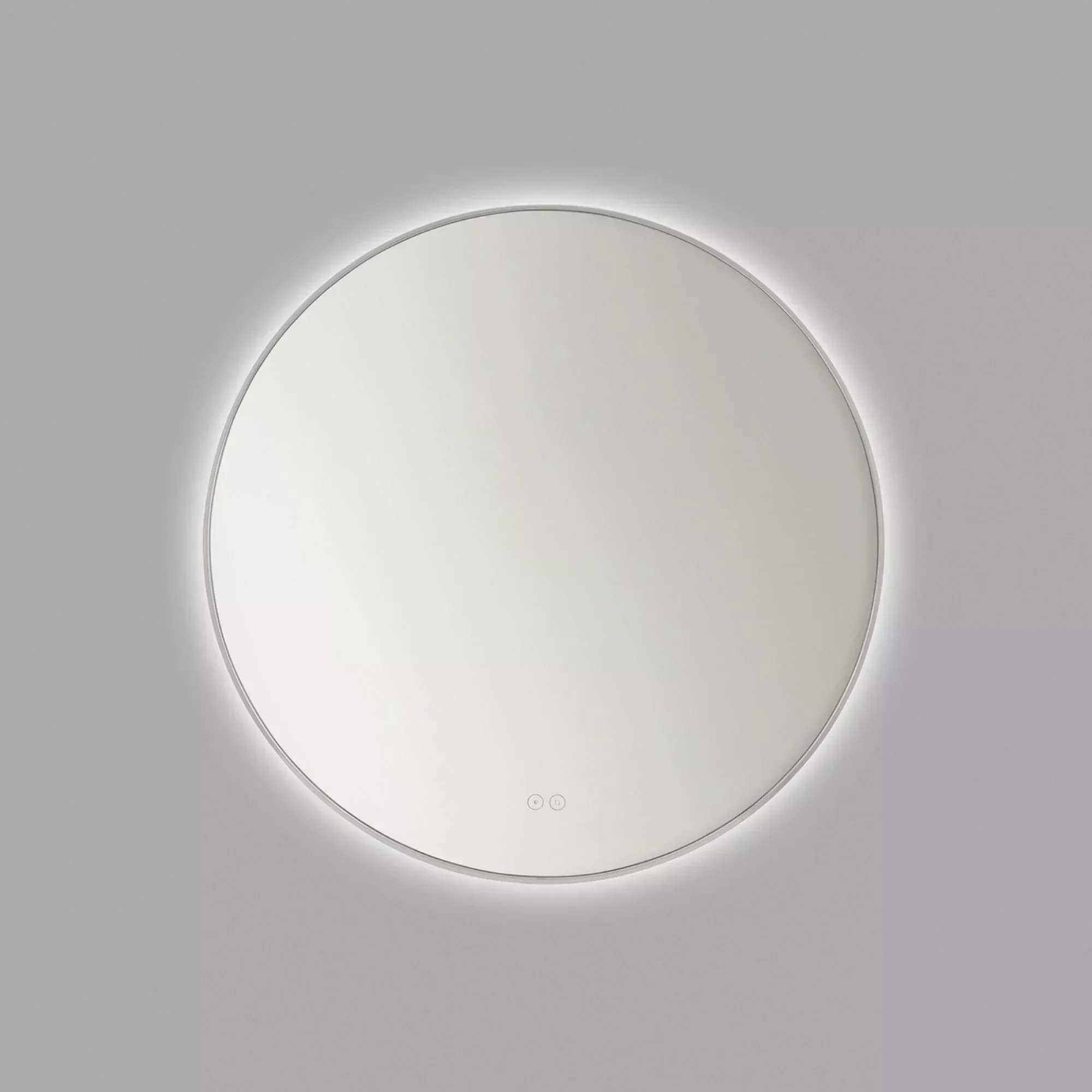 Generation Lighting Cadre 30 in. Round Mirror, Chrome
