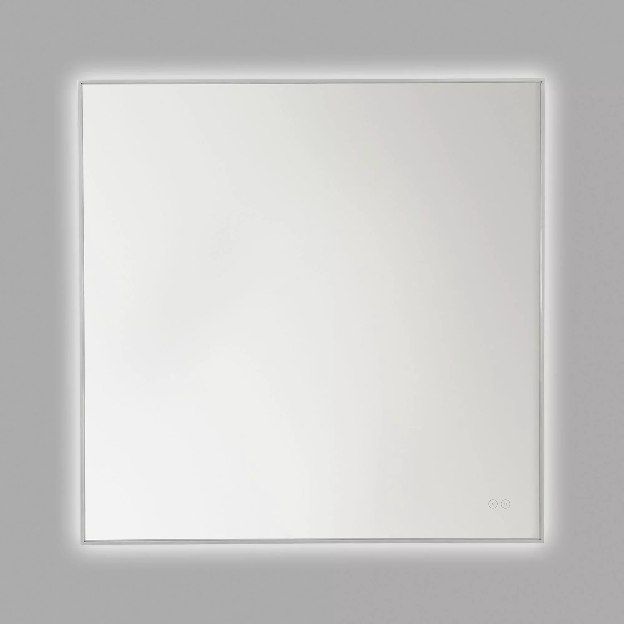 Generation Lighting Cadre 36 in. Square Mirror, Chrome & Mirror Glass