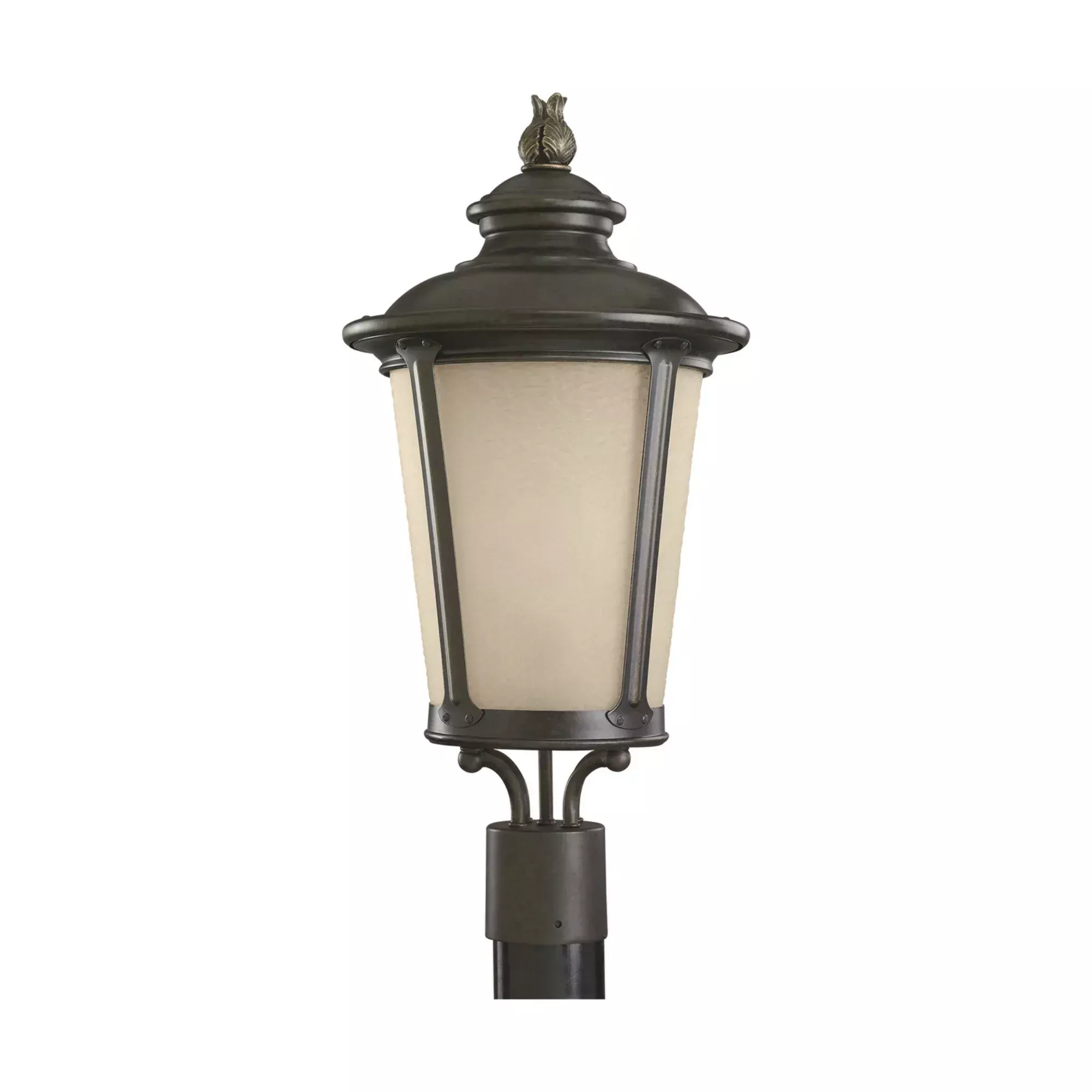 Generation Lighting Cape May 23" Outdoor Post Lantern, Burled Iron Finish