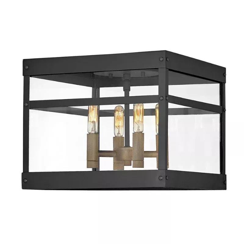 Hinkley 2803 Porter 4-lt 12" LED Flush Mount