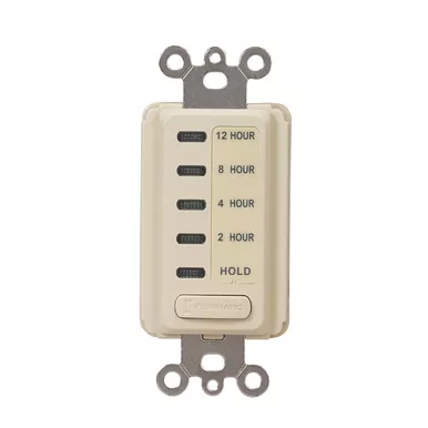 Intermatic EI230 2-12 Hour Electronic Preset Countdown Timer with Hold, 120 VAC, Ivory