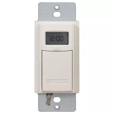 Intermatic EI400LAC Electronic Countdown Programmable Timer, Auto Shut-Off, 120-277 VAC, 1 Second to 24 Hours, Light Almond