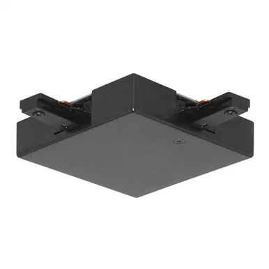 Juno Lighting T35BL TracMaster T-Bar Adjustable Joiner/Feed Connector, Black