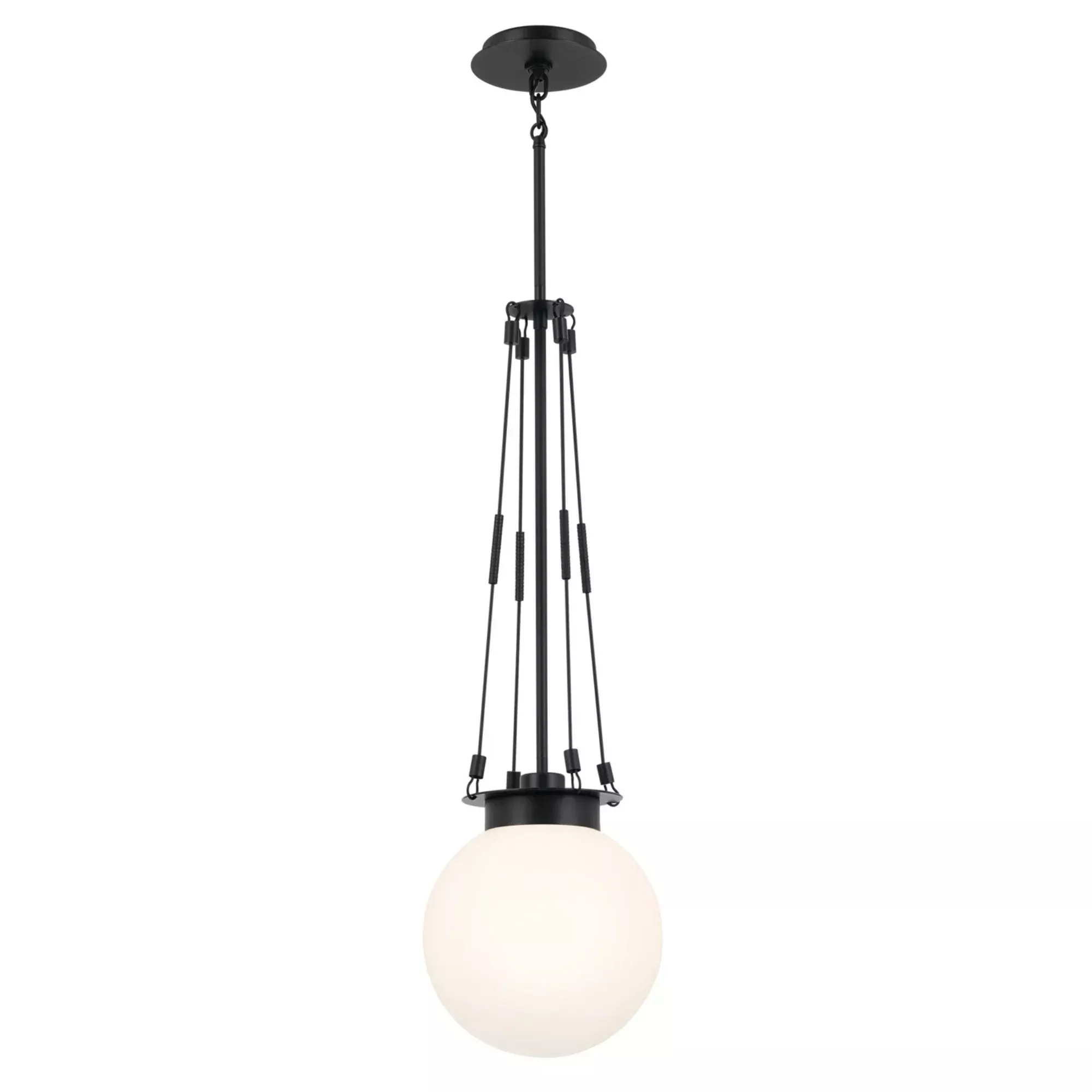Kichler Albers 33.25 in. Pendant Light Black