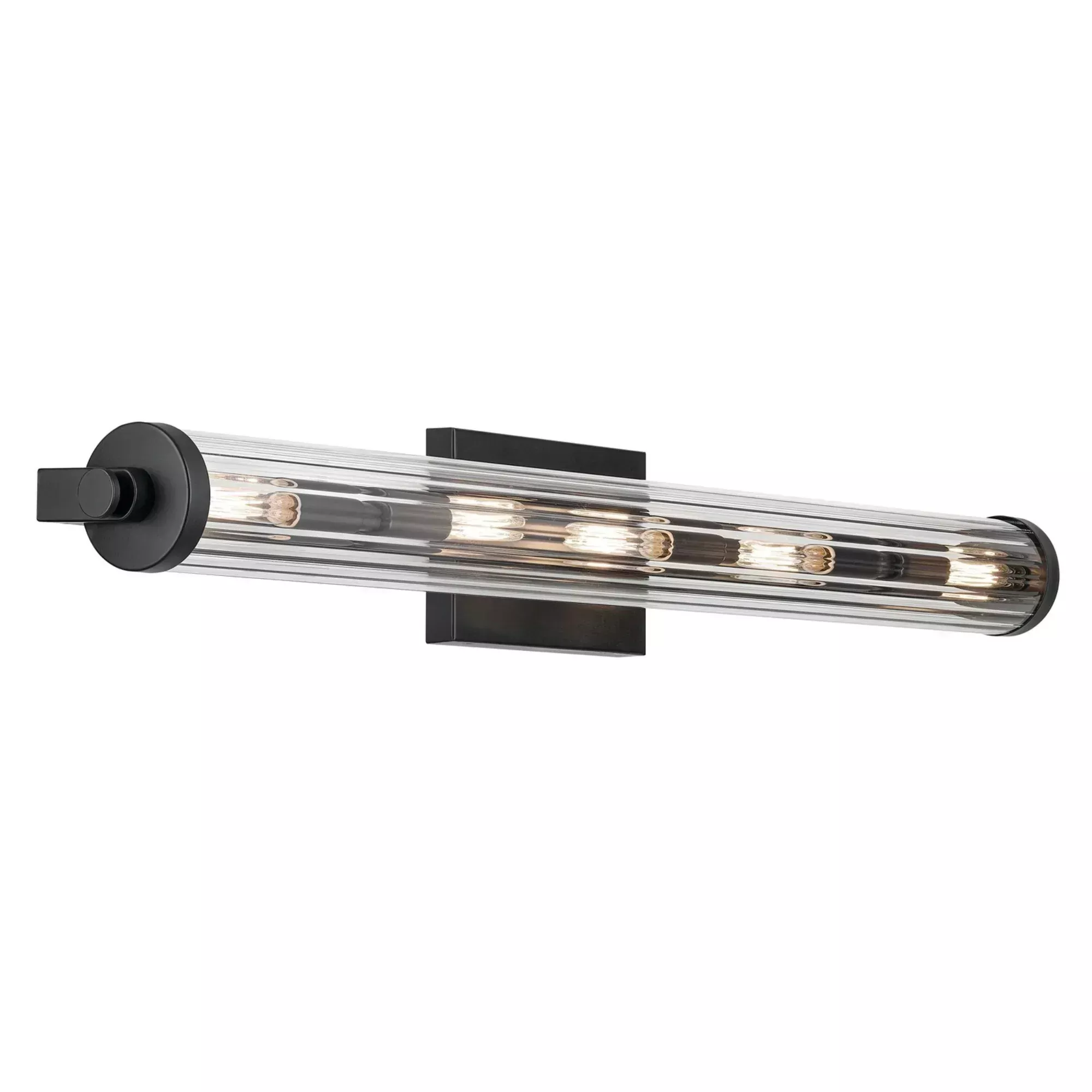 Kichler Azores 32 in. 5-Light Bathroom Vanity Light Black