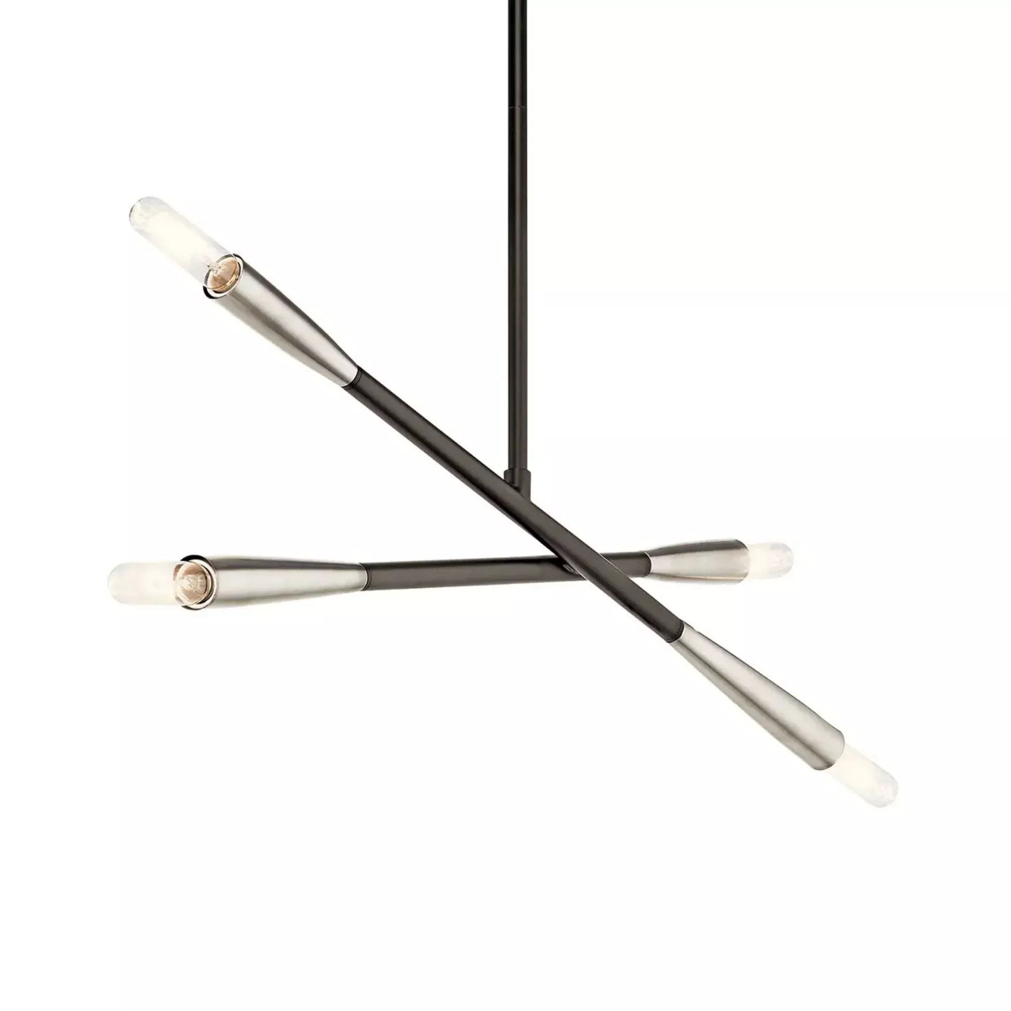 Kichler Branches 20 in. 4-Light Chandelier, Black