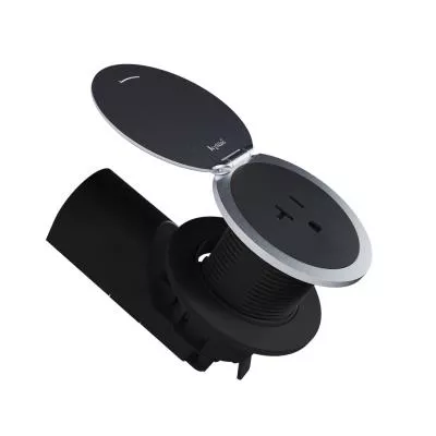 Kitchen Countertop Outlet Lid SS