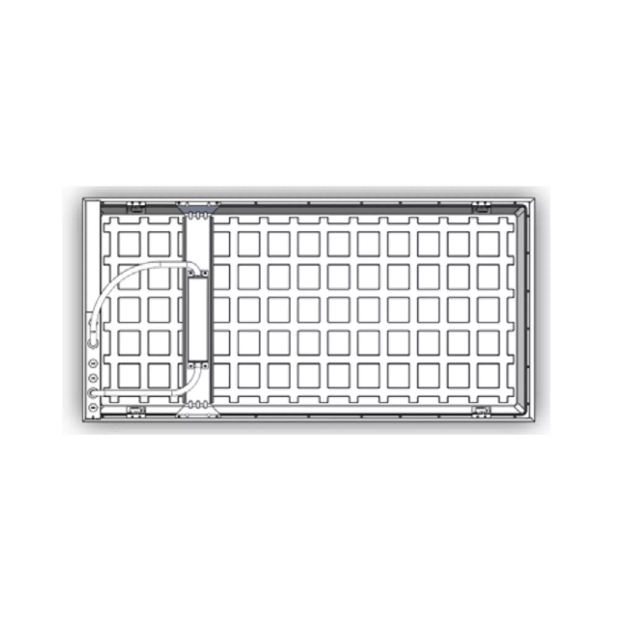 LEDVANCE Metal Bracket for Field Installable Battery, 2x4 & 2x2 PANELFV