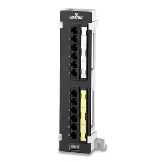 Leviton CAT6 Universal Patch Block 12-Port (69586-U89)