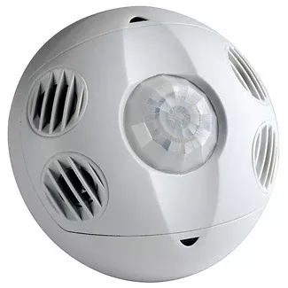 Leviton Low Voltage Occupancy Sensor Ceiling Mounted 1000 Square Foot Coverage Multi-Technology PIR/Ultrasonic High Density Fresnel Lens 24VDC (OSC10-MAW)