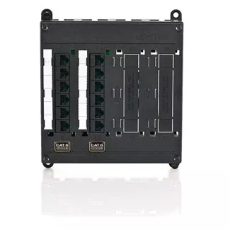 Leviton Twist And Mount Patch Panel (12) CAT6 Ports (476TM-612)