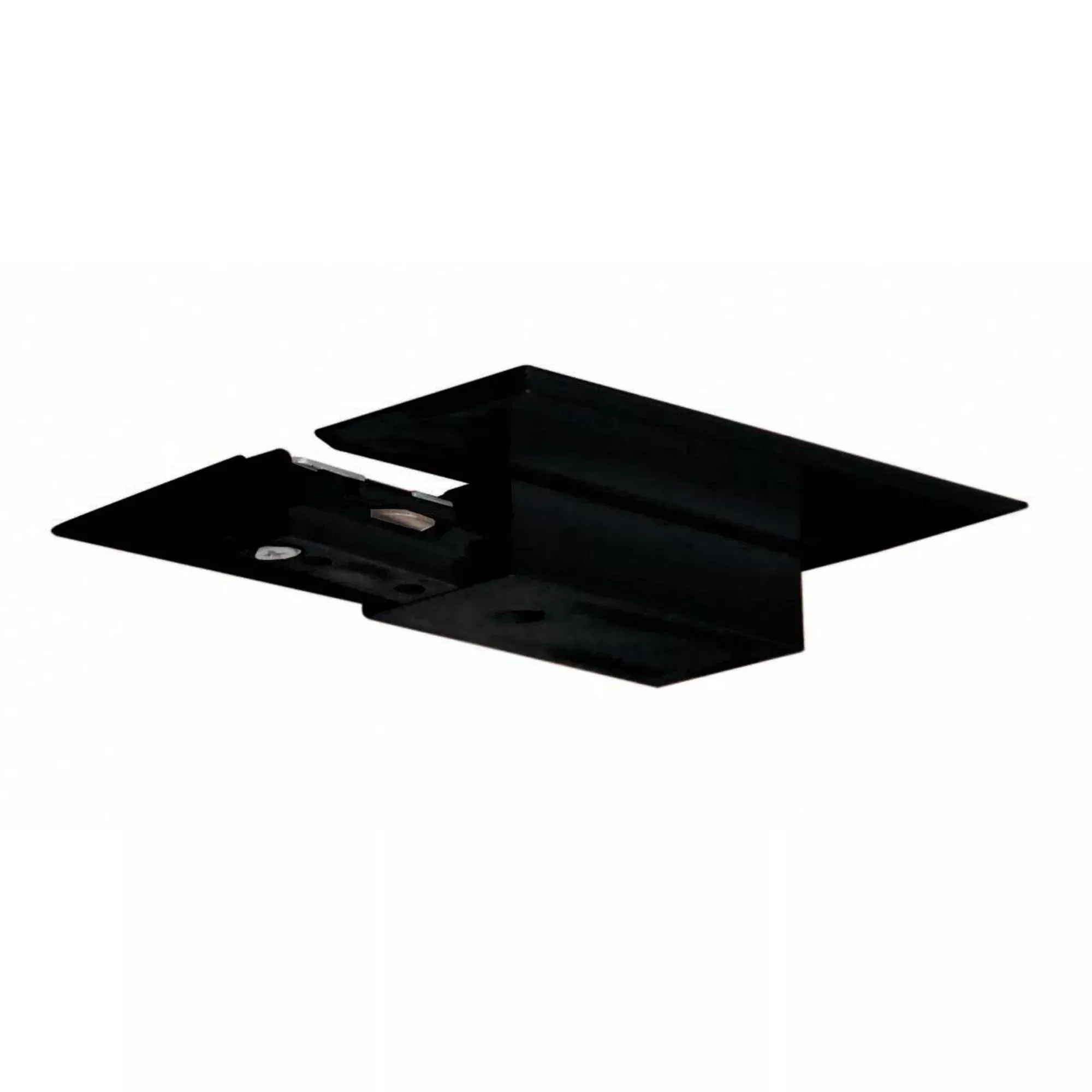 Live End and Canopy Power Feed for Track Lighting Black Finish