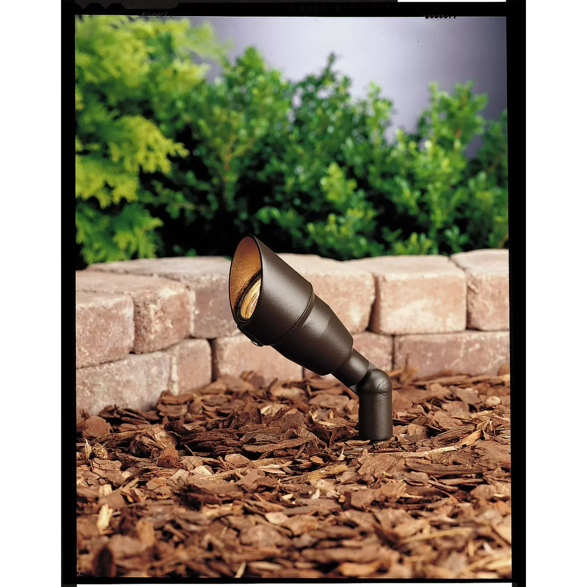 Mini 7.5" Flood Light, Textured Architectural Bronze
