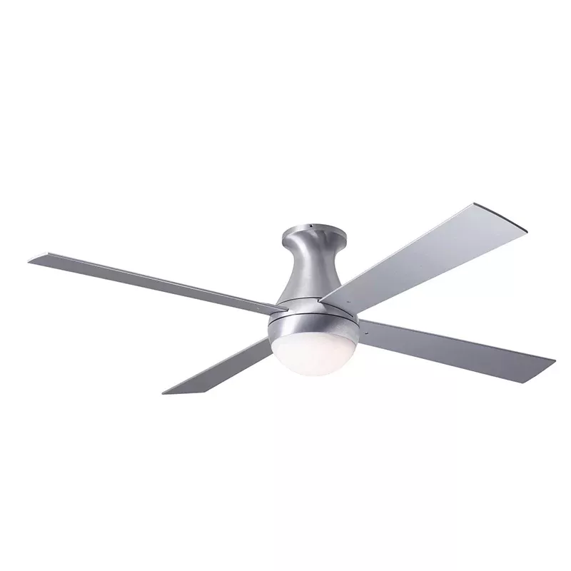 Modern Fan Ball Flush 52" Ceiling Fan with LED Light