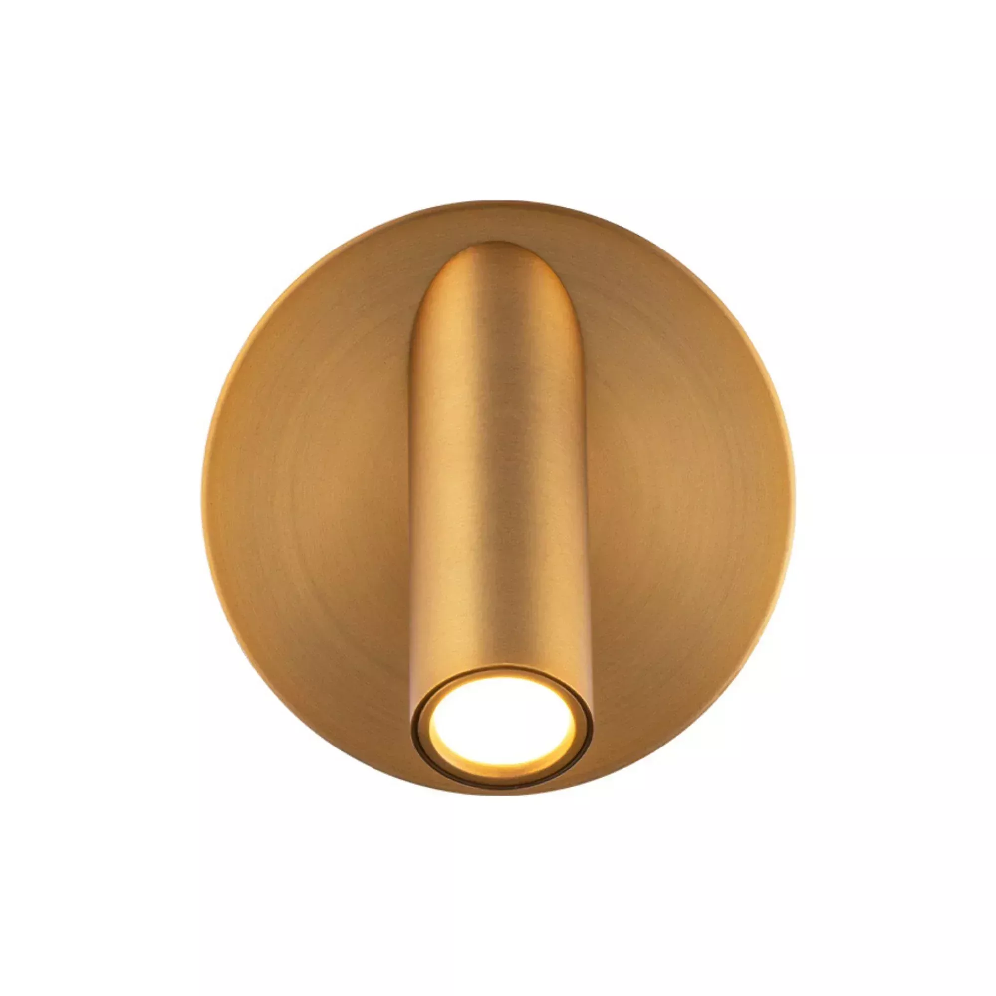 Modern Forms Aspire 5 in. Swing Arm Lamp, Aged Brass with Glass Diffuser