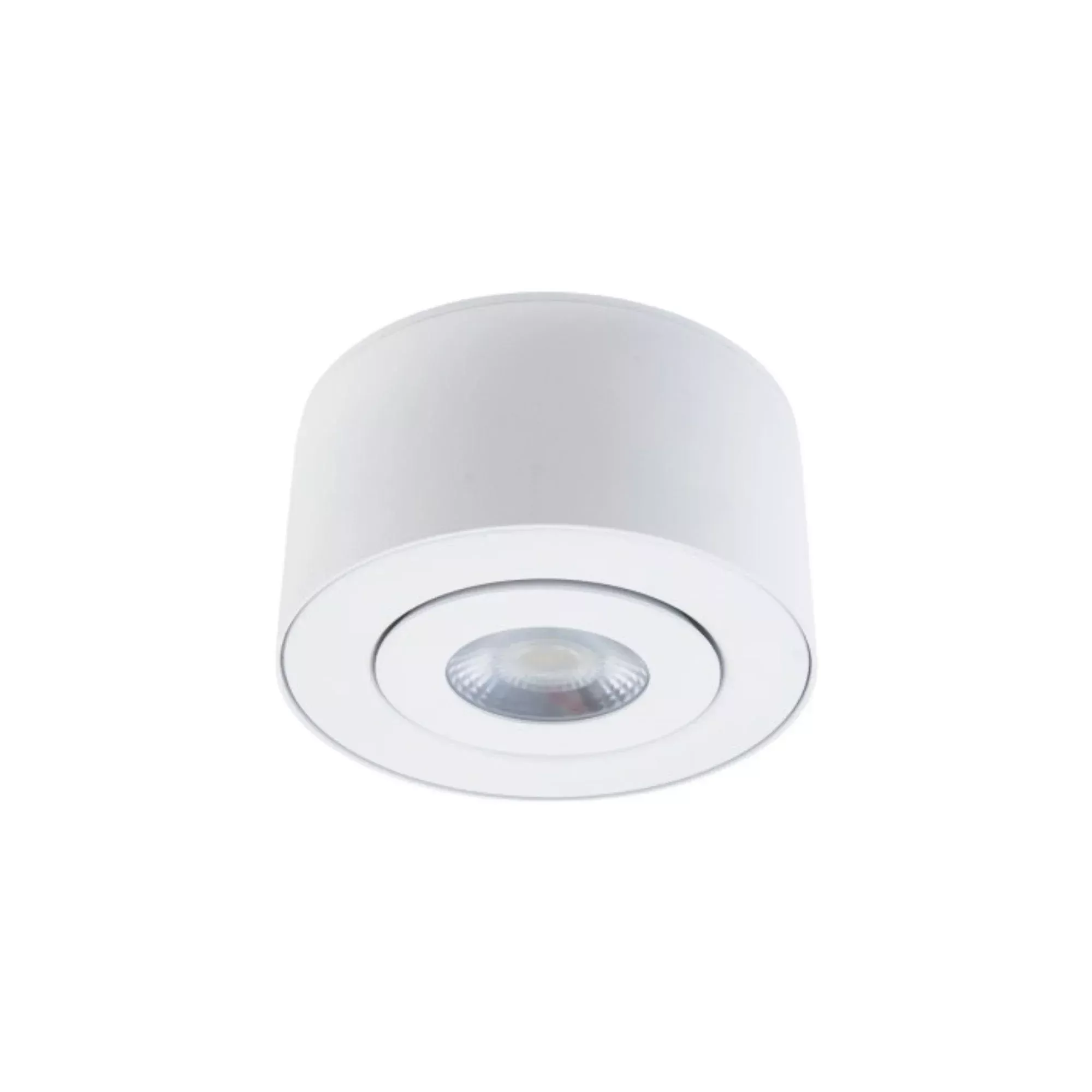 Modern Forms I Spy 4.88 in. Outdoor Ceiling Light, White, with Glass Diffuser
