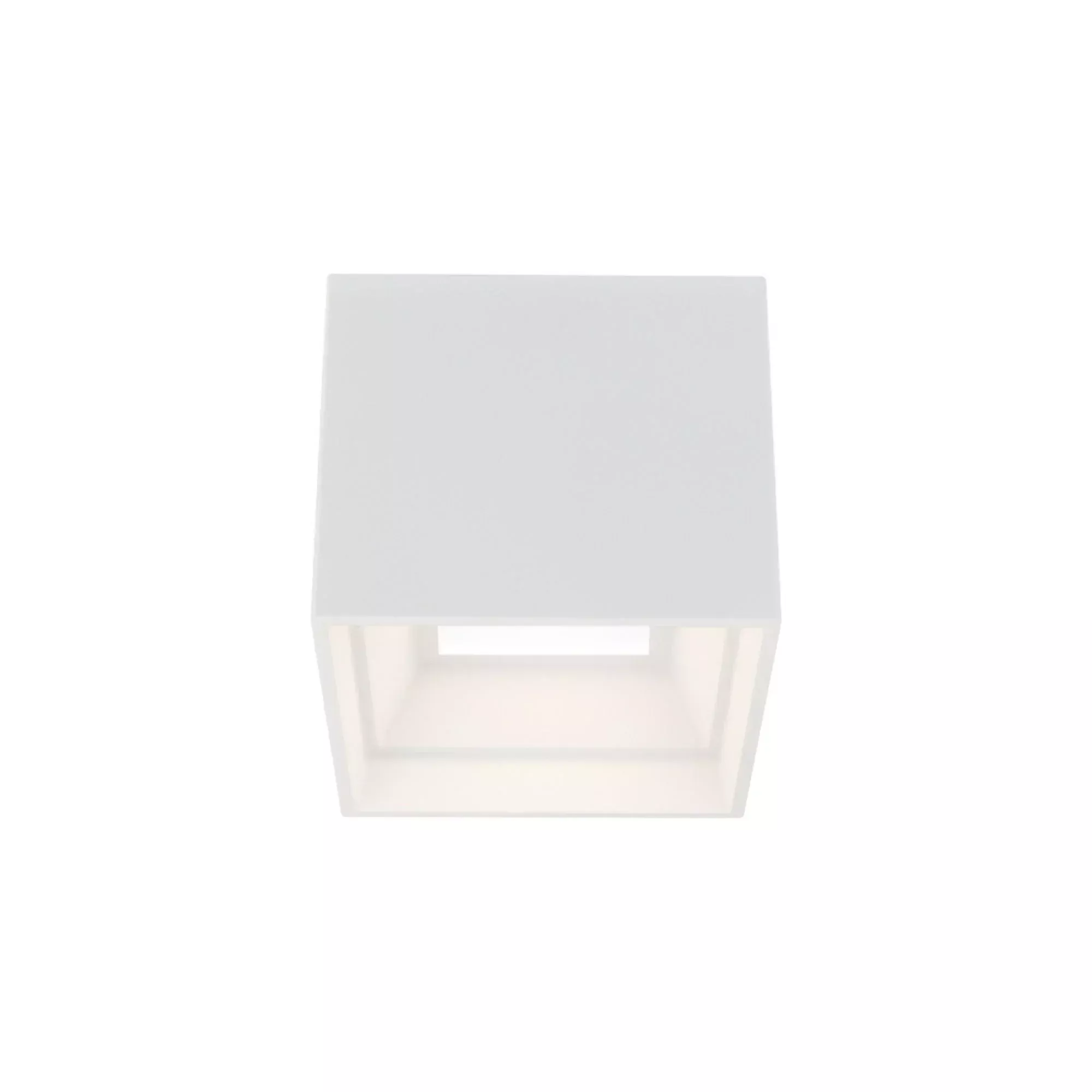 Modern Forms Kube 5" LED Outdoor Flush Mount, 3000K, White Finish